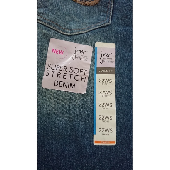 Women's Just My Size Soft Classic Fit Denim Jeans - Picture 6 of 8